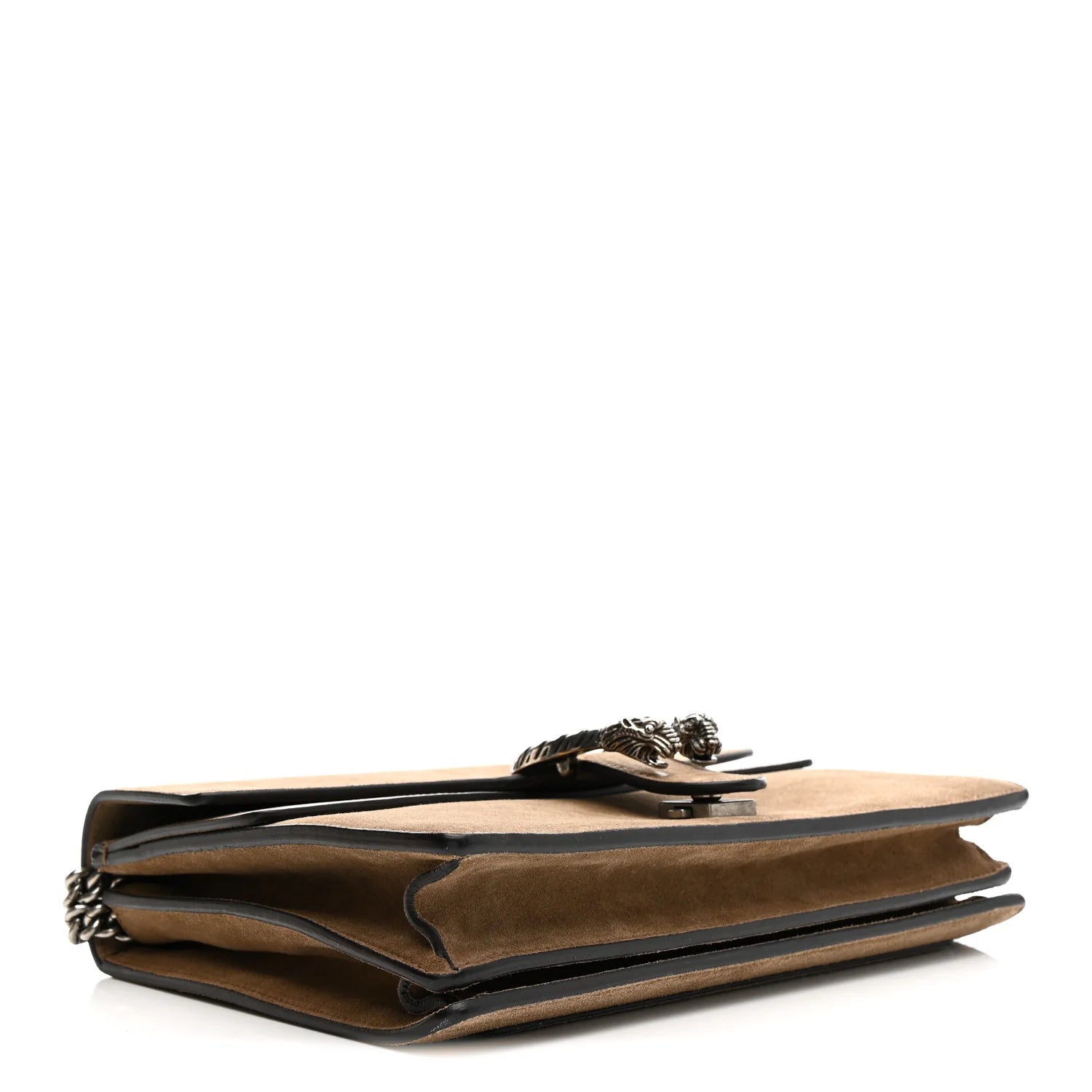 Suede Medium Dionysus Shoulder Bag Taupe