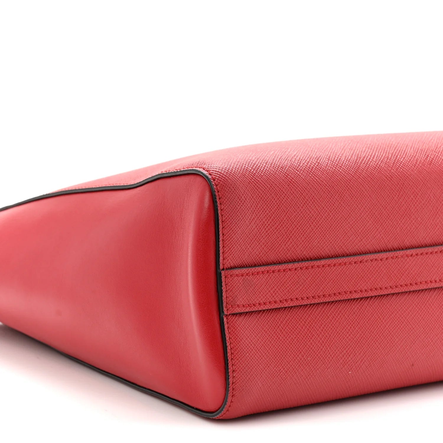 Saffiano Soft Calfskin Tote Fuoco