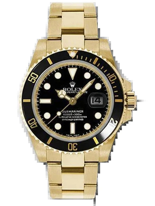 Rolex Oyster Submariner 40 Watch 116618 Bk / Complete Set Box & Papers