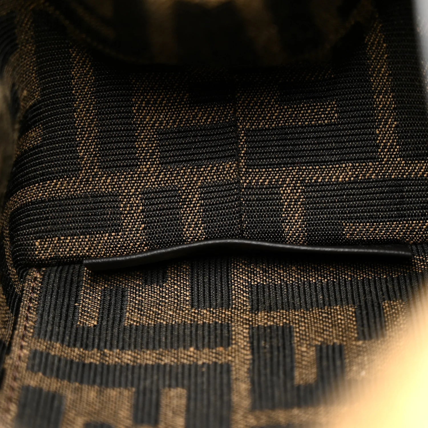 X VERSACE Silk Calfskin Fendace FF Baroque Print Medium  First White Gold