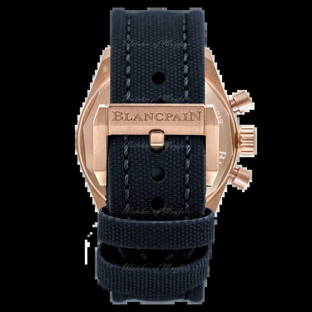 Unworn  Fifty Fathoms Bathyscaphe Chronographe Flyback, 18K Red Gold, 43Mm, Ref# 5200-3640-O52A, Box and Papers