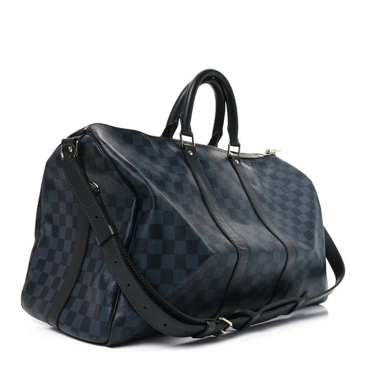 Damier Cobalt Keepall Bandouliere 45