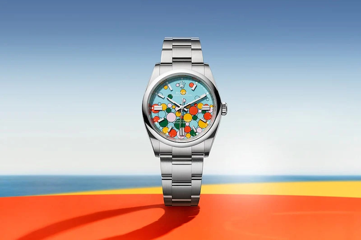 Oyster Perpetual 36, Oystersteel, 36Mm, Turquoise Celebration Motif Dial, Ref# 126000-0009