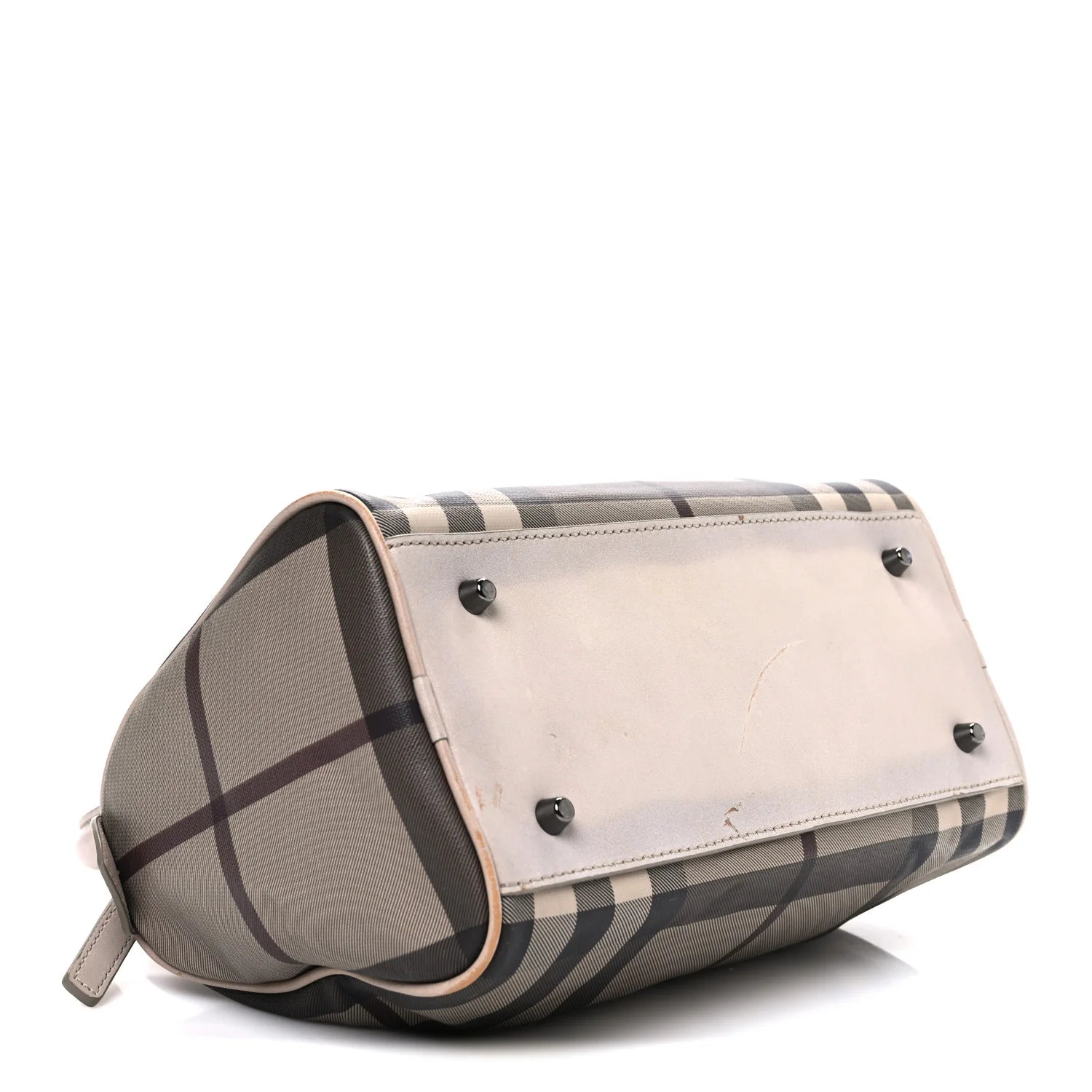 Smoked Check Small Chester Bowling Bag Trench