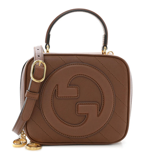 Sakai Be Green Calfskin Diagonal Stitched Blondie Top Handle Bag Cuir