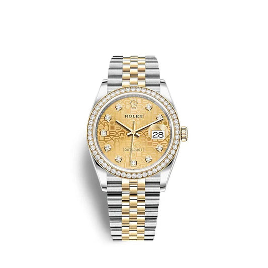 Datejust 36 Oystersteel and Yellow Gold Ref# 126283RBR-0019