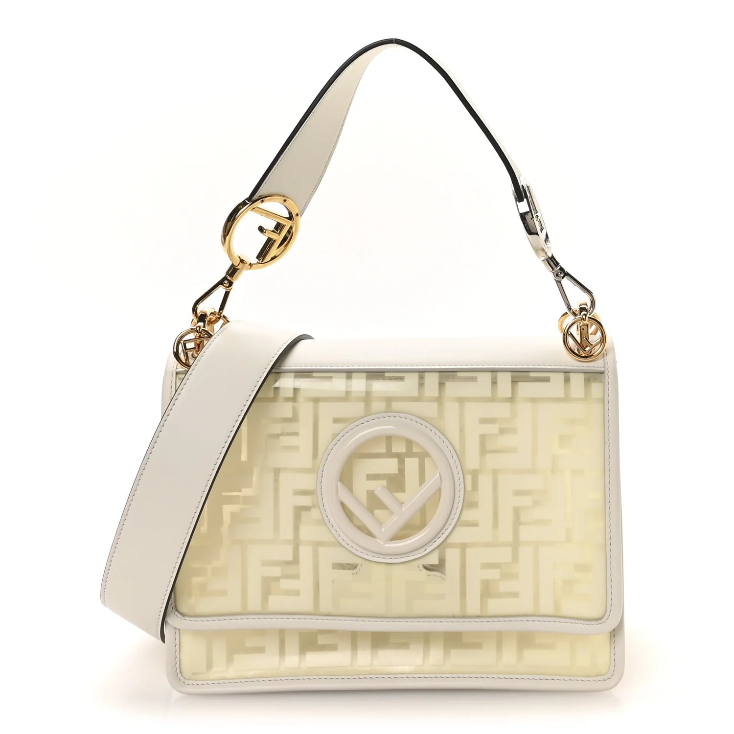TPU FF Vitello Century F Is  Kan I Shoulder Bag White