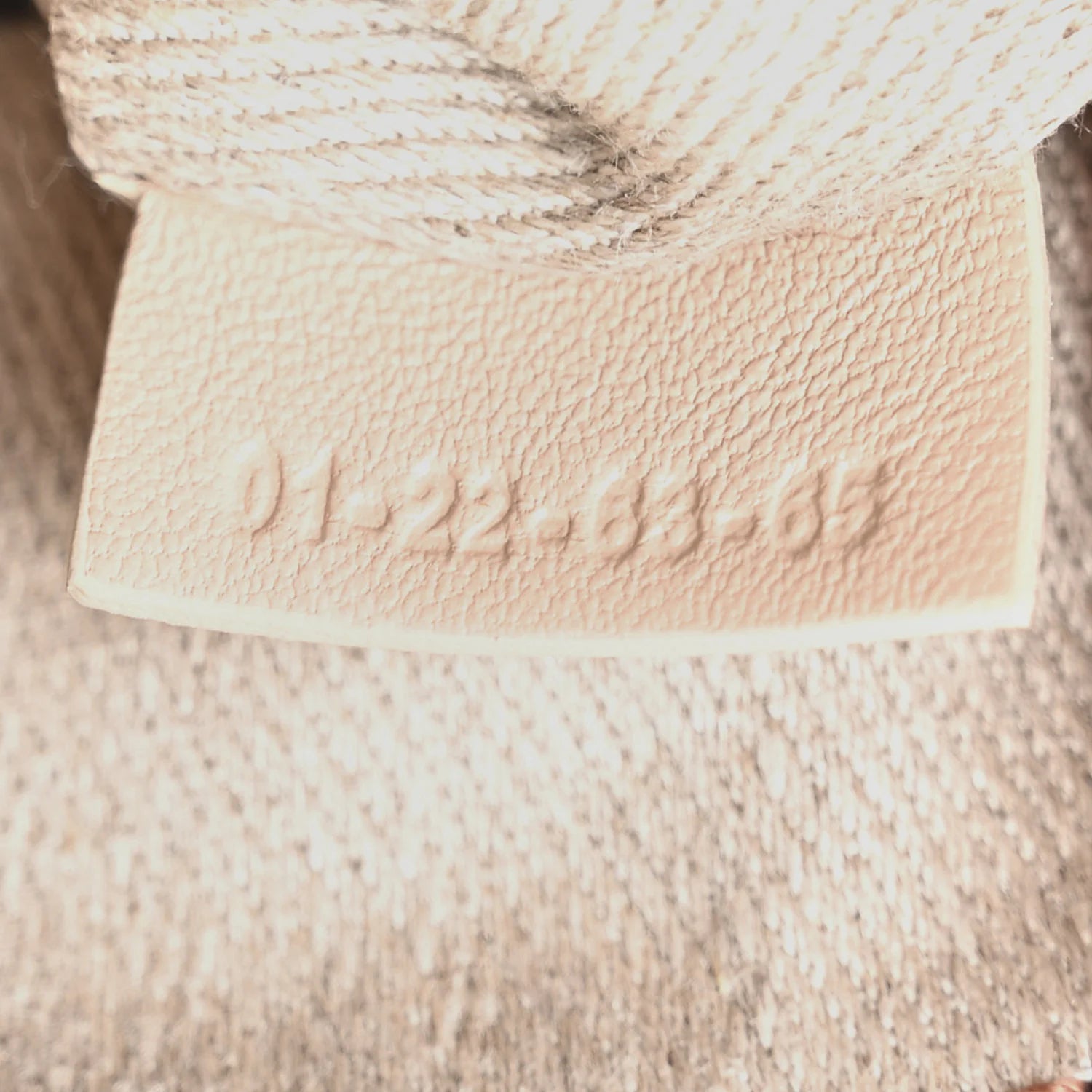 Suede Calfskin Braided Medium Marcie Double Carry Beige