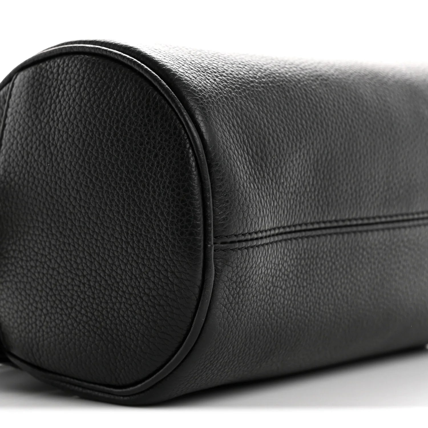 HOMME Grained Calfskin Mens Roller Messenger Black