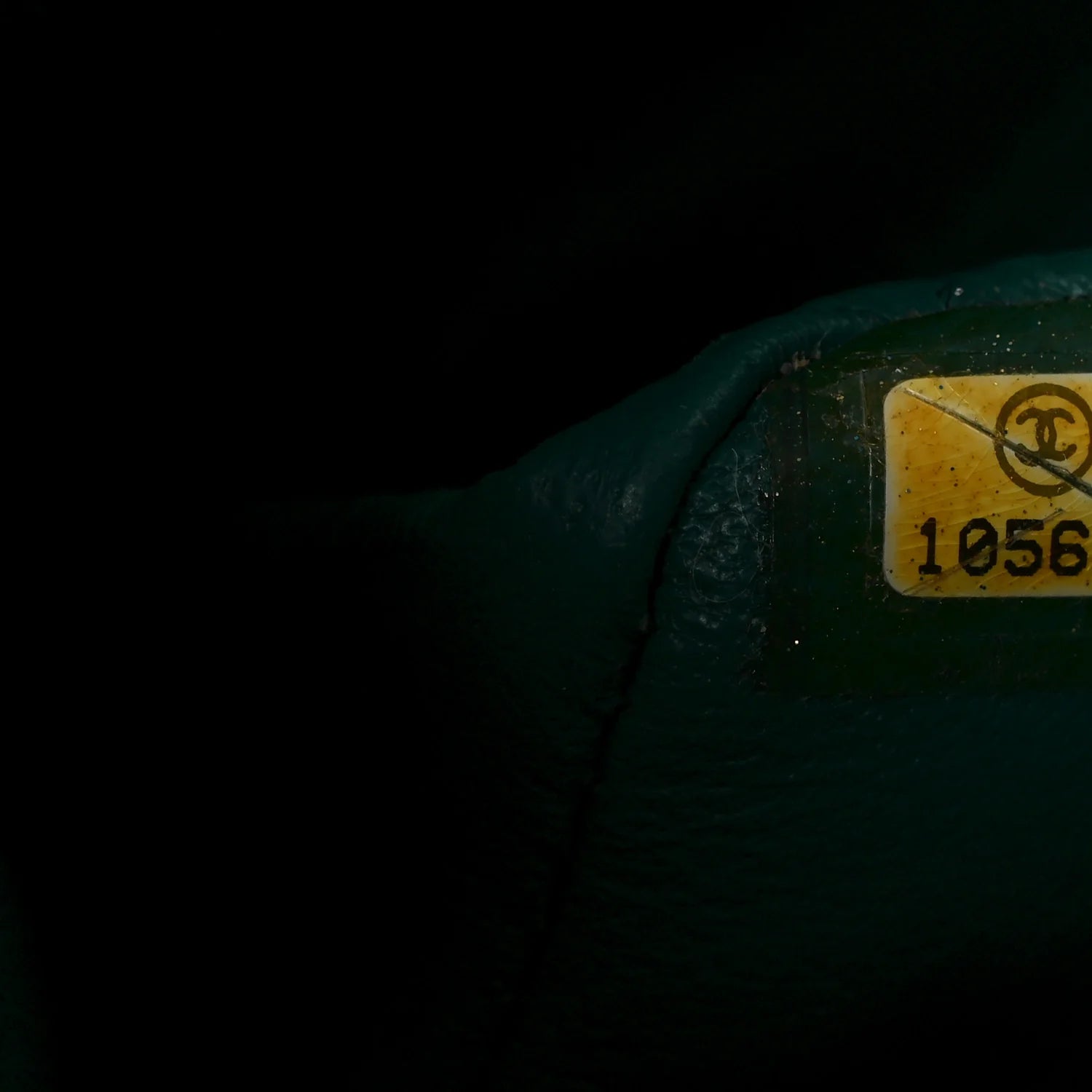 Tweed Quilted Medium Double Flap Green