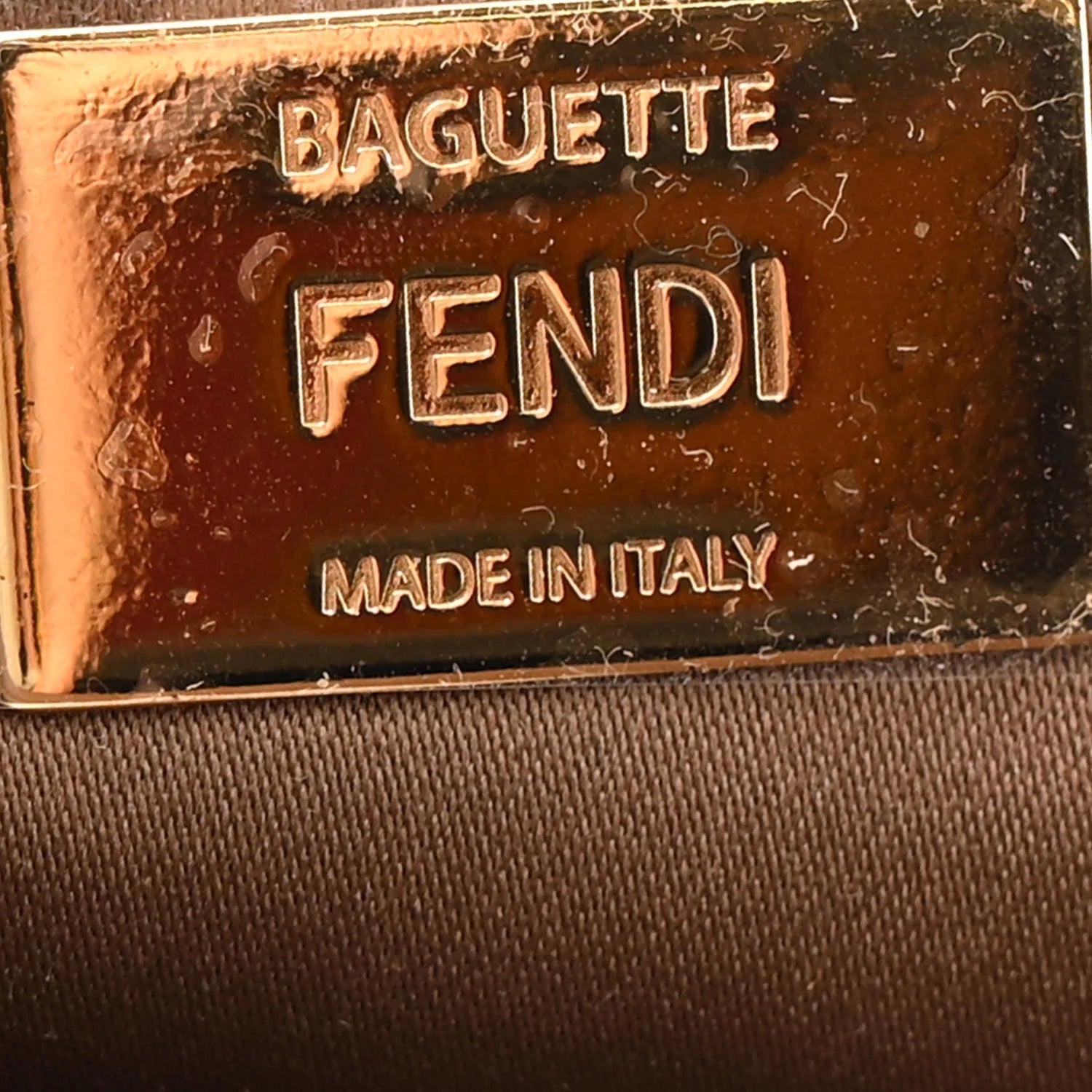 Vitello King Beaded Zucca Baguette Mogano Panna Ebano