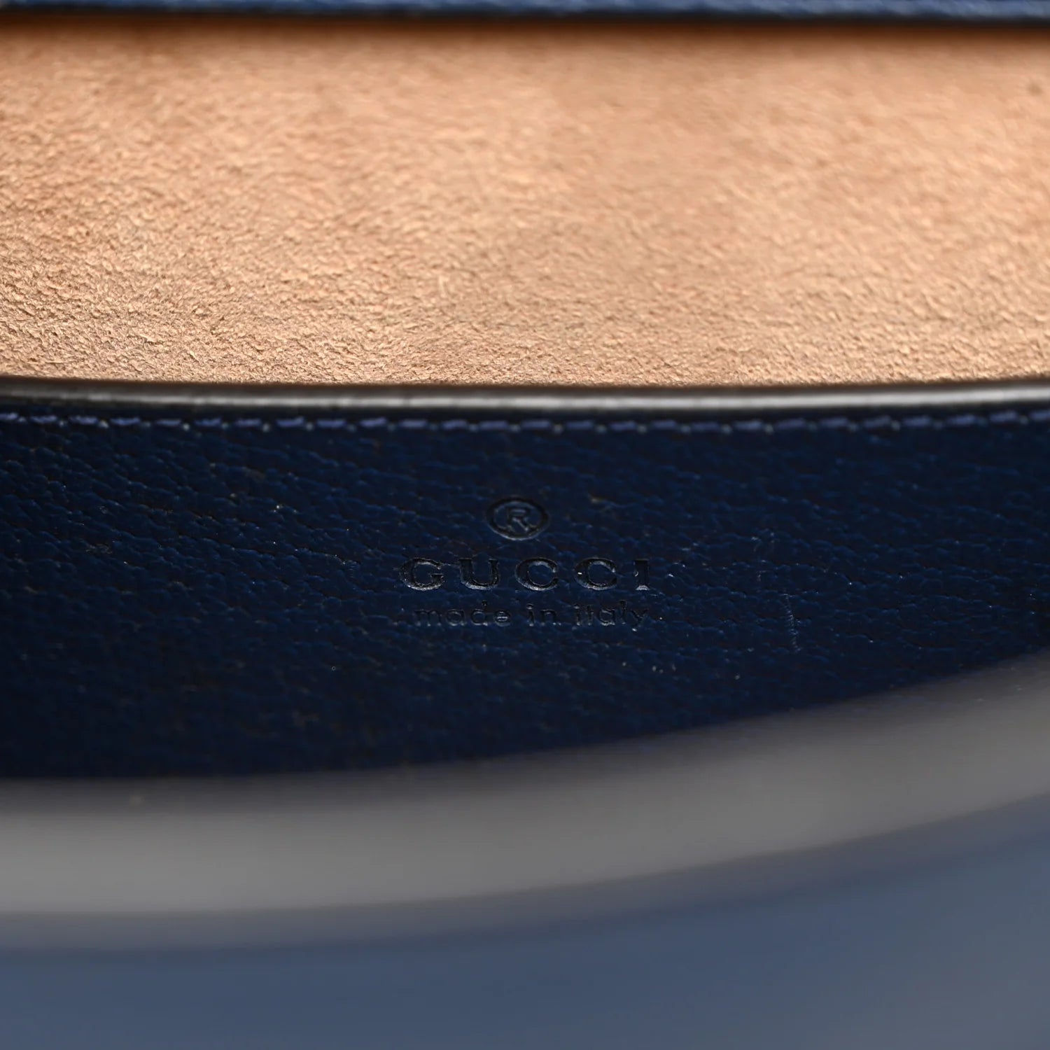 Textured Dollar Calfskin Web Small Diana Tote Bag Royal Crop