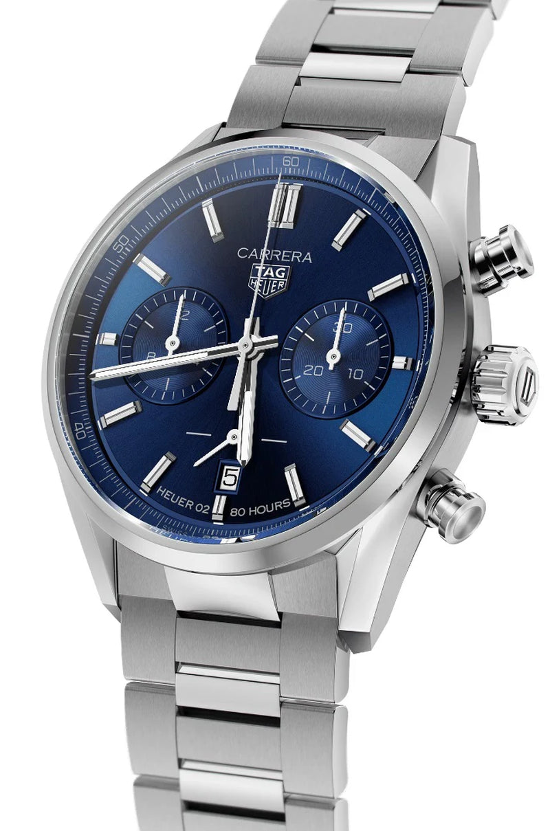 TAG HEUER CARRERA Automatic Chronograph, 42 Mm, Steel CBN2011.BA0642