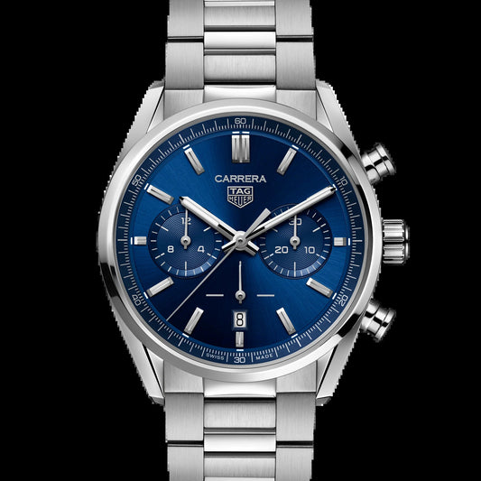 Unworn  Carrera Chronograph, Stainless Steel, 42Mm, Ref# CBN2011.BA0642, Box & Papers