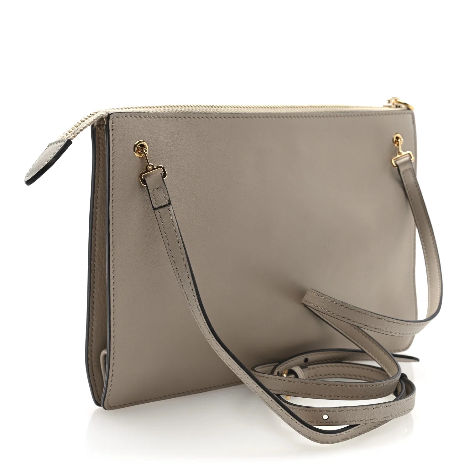 Vitello Dolce Studded Mini 2Jours Pouch Cuoio Multicolor