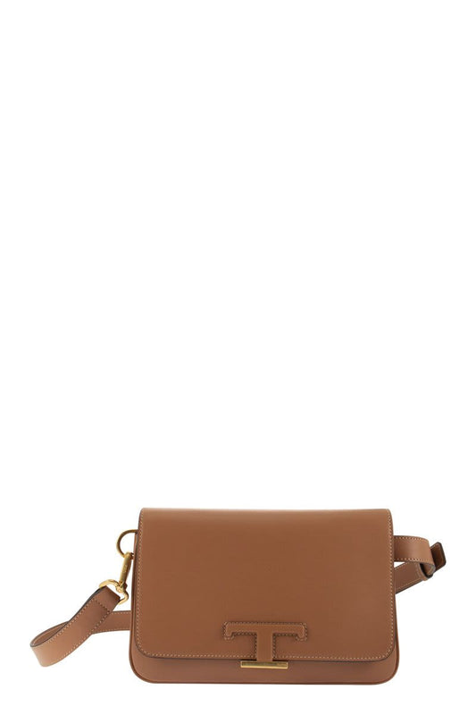 T TIMELESS LEATHER MINI BUM BAG