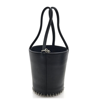 Smooth Calfskin Mini Roxy Bucket Bag Black