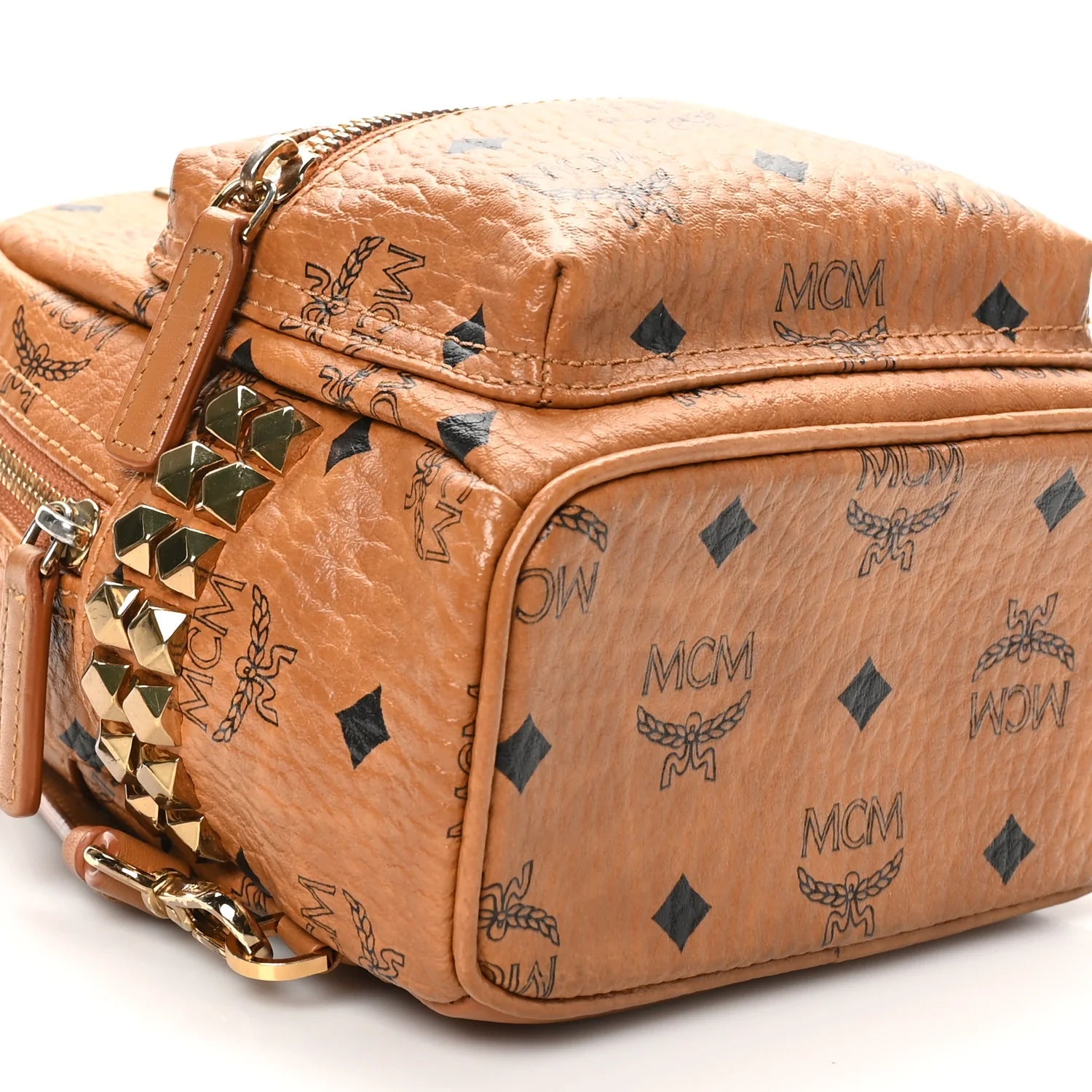 Visetos Side Stud X-Mini Stark Bebe Boo Backpack Cognac