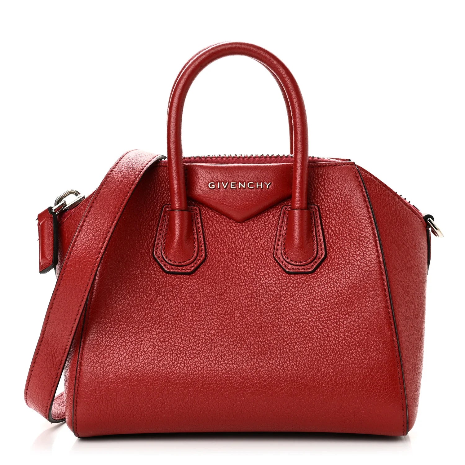 Sugar Goatskin Mini Antigona Red