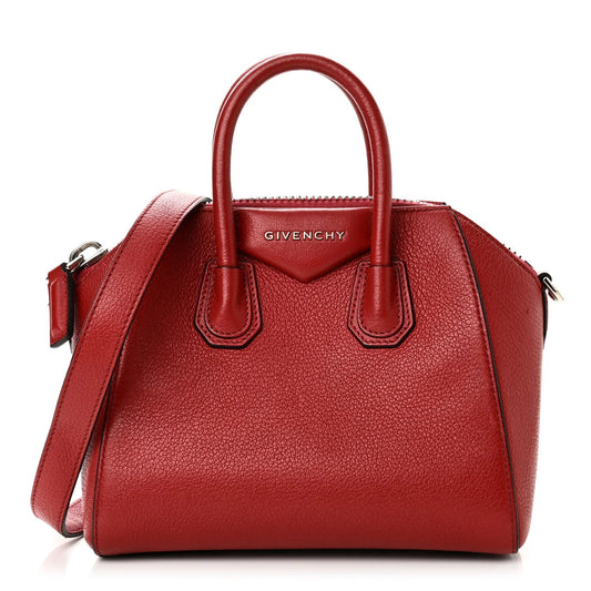 Sugar Goatskin Mini Antigona Red