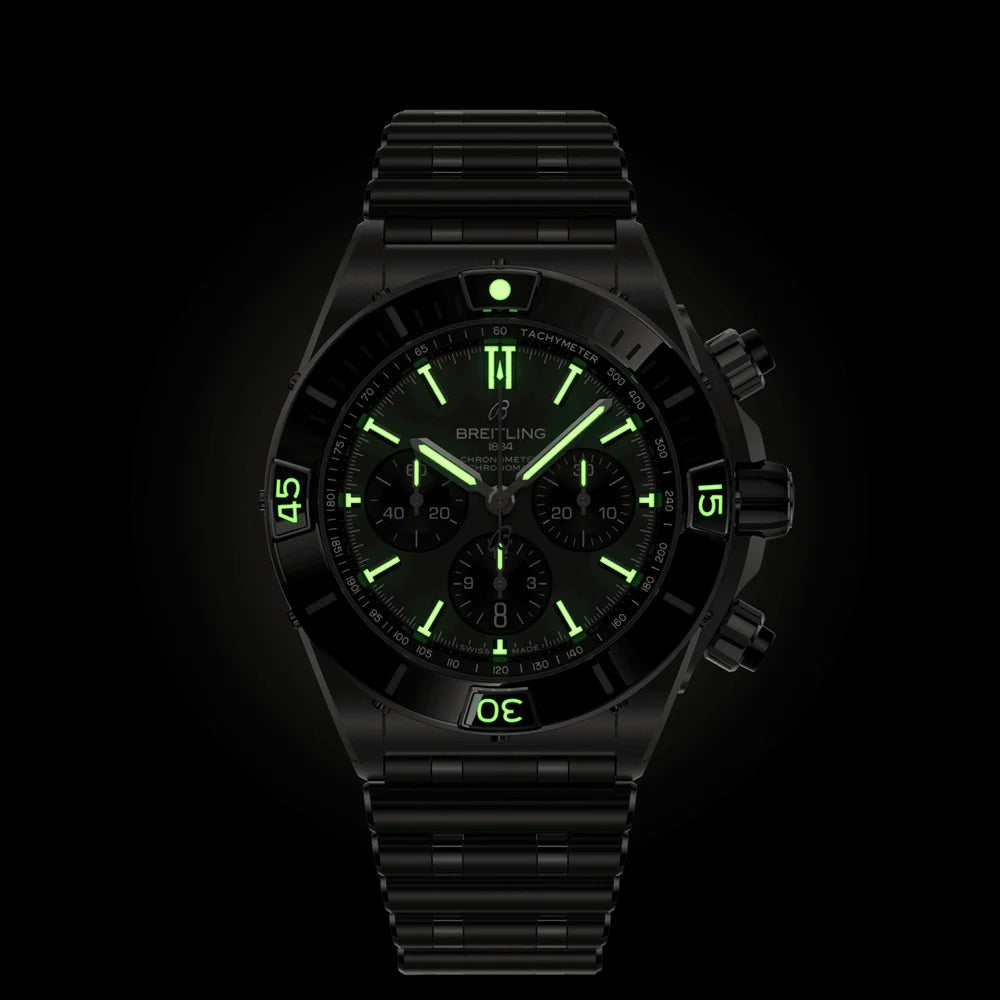 Unworn  Super Chronomat B01 44 Ref# EB0136251M1E1, Box and Papers