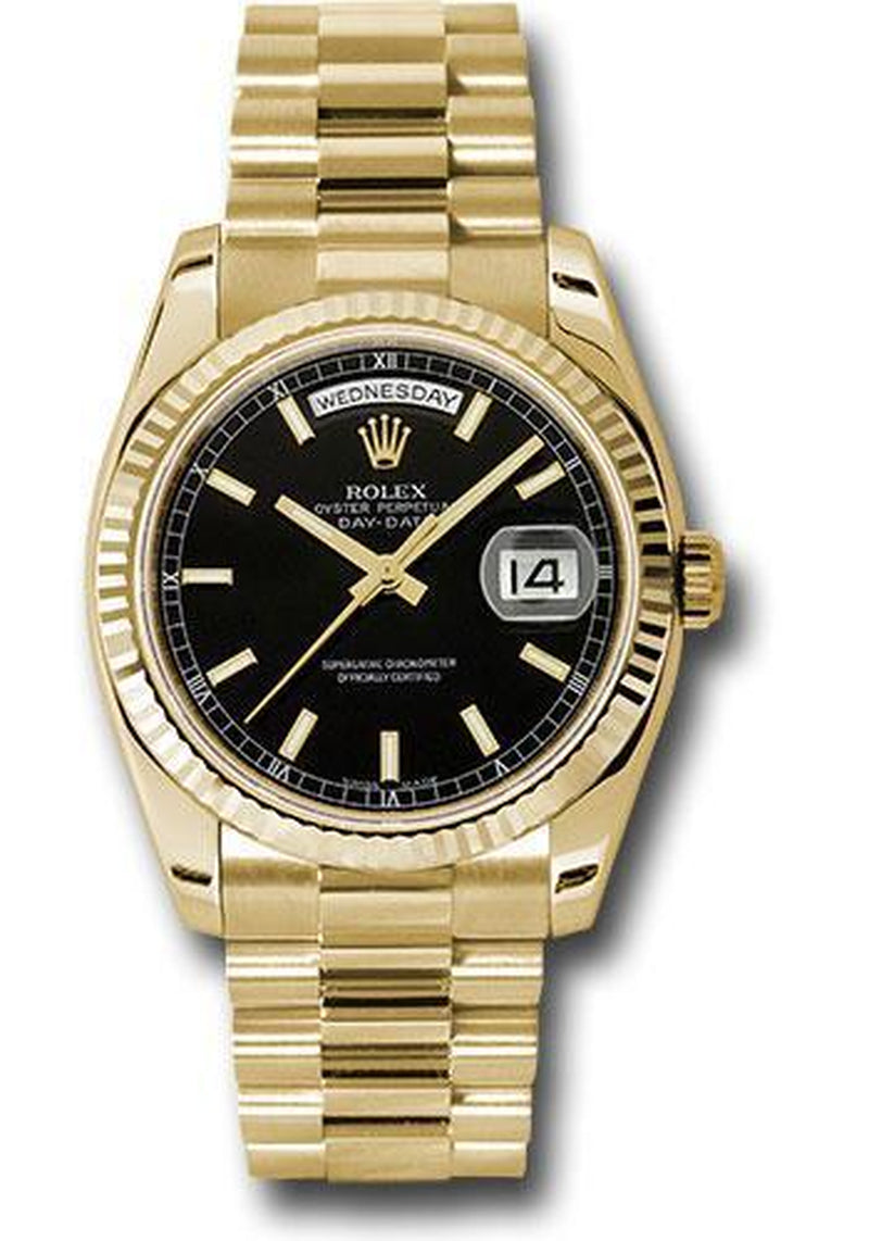 Rolex Day-Date 36Mm Watch 118238 Bksp