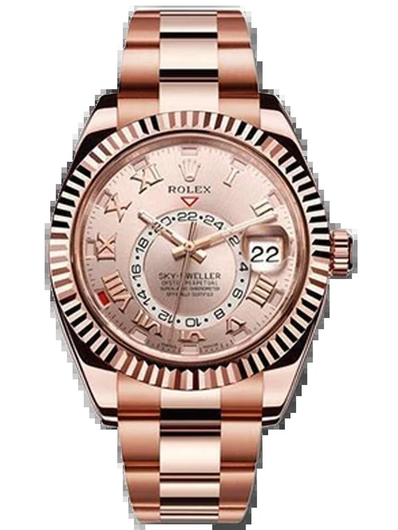 Rolex Sky Dweller Roe Gold Men'S Watch 326935 Su
