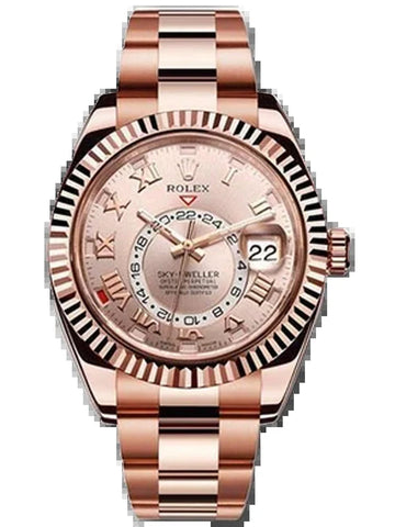 Rolex Sky Dweller Roe Gold Men'S Watch 326935 Su