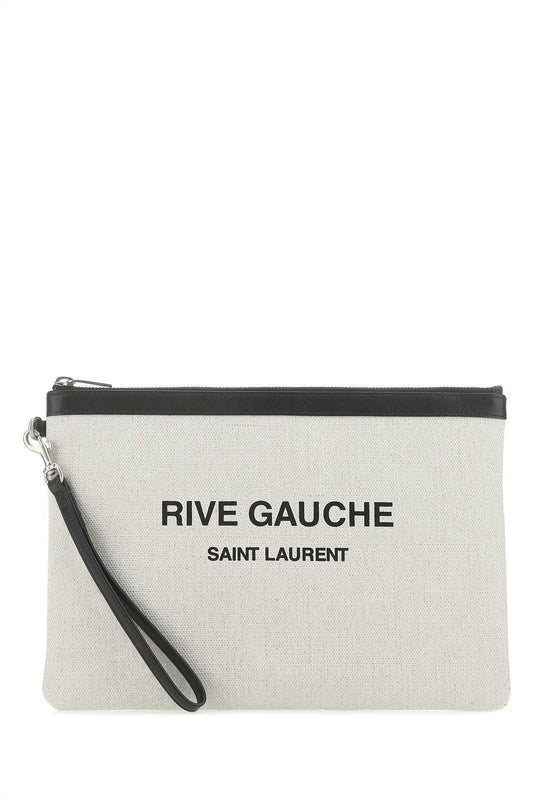 SAND CANVAS RIVE GAUCHE CLUTCH