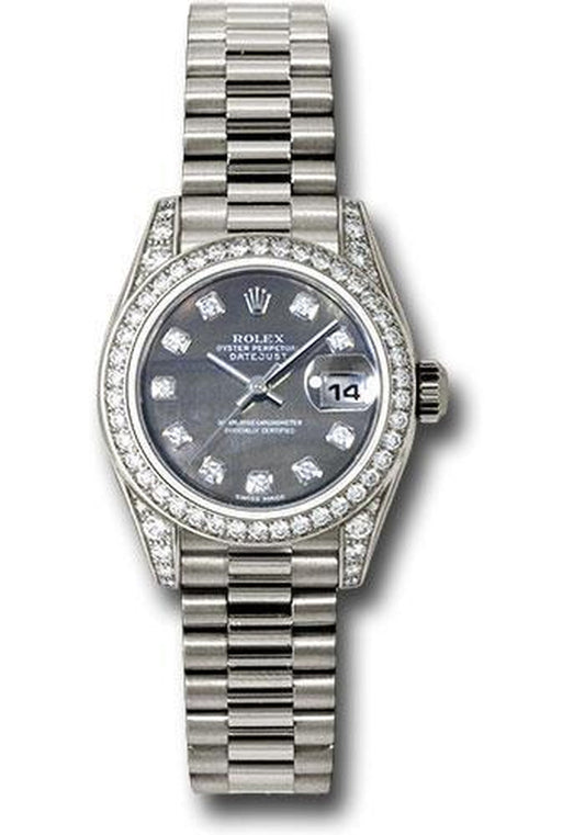 Rolex Lady Datejust 26Mm Watch 179159 Dkmdp