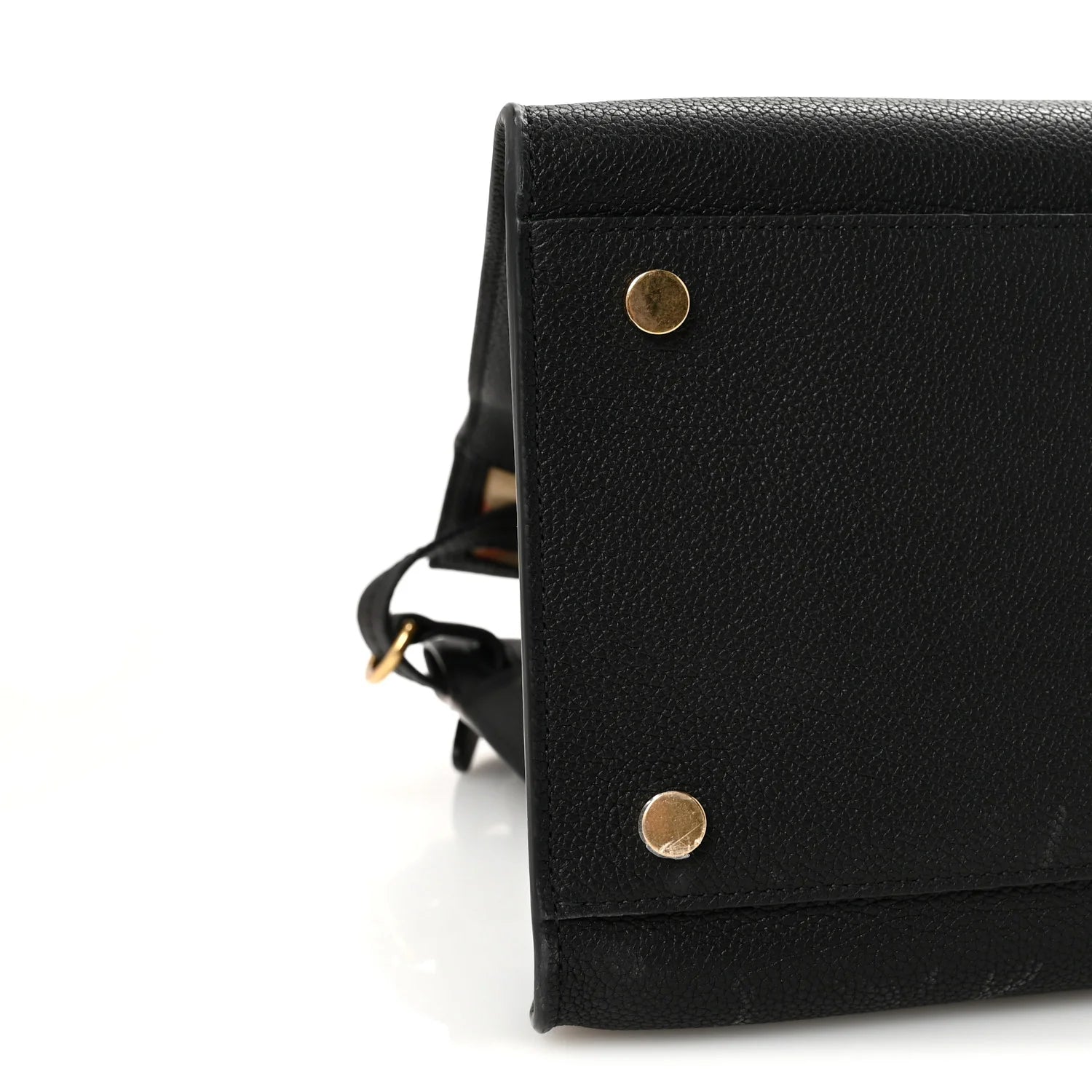 Grainy Calfskin Nova Check Small Cotswolds Tote Black