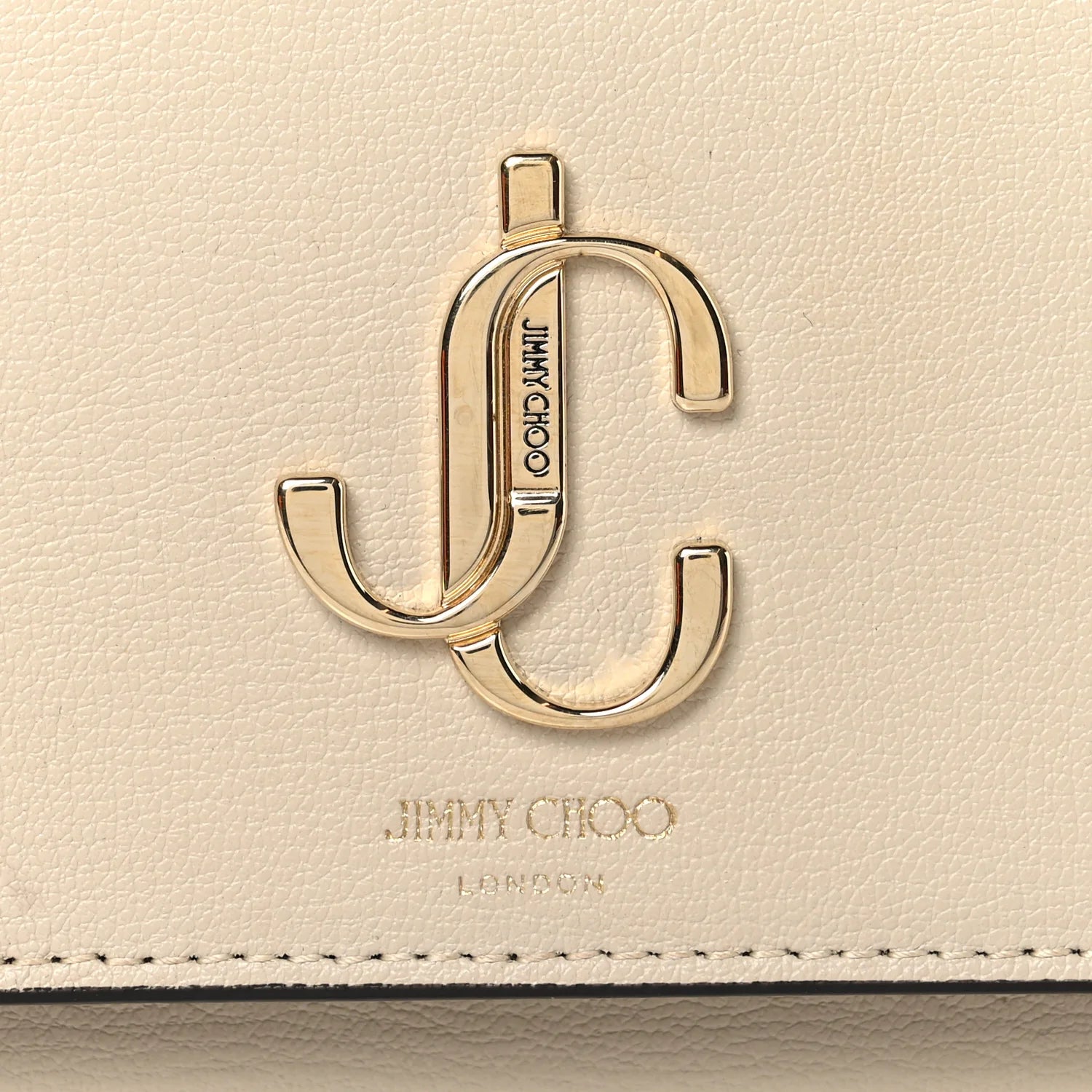 Grainy Calfskin JC Top Handle Beige