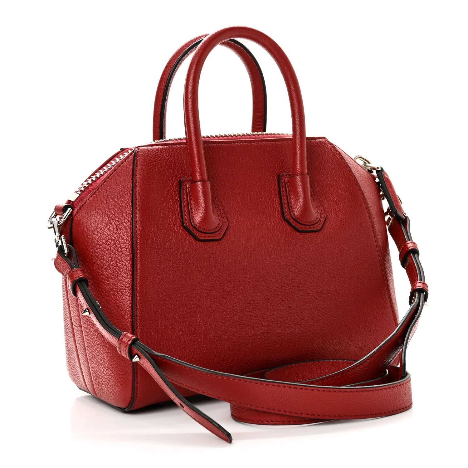Sugar Goatskin Mini Antigona Red