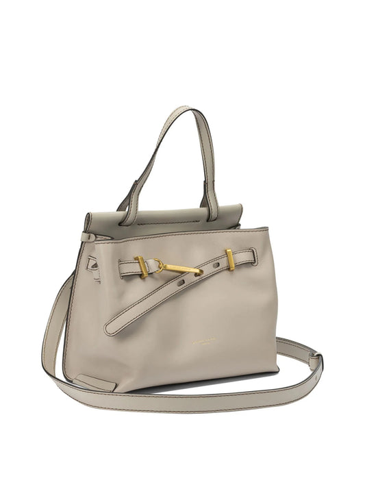LINEN COW LEATHER CROSSBODY BAG