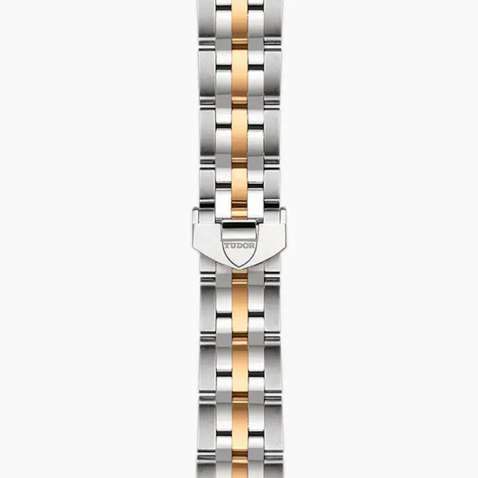 Glamour Date, Stainless Steel and 18K Yellow Gold, 36Mm, Ref# M55003-0007