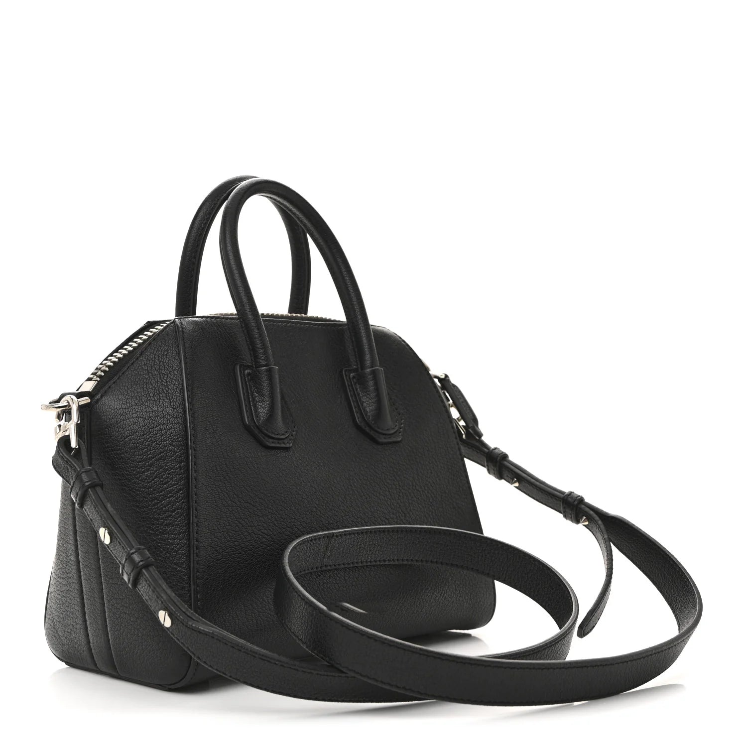 Sugar Goatskin Mini Antigona Black