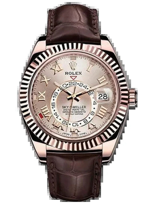 Rolex Sky-Dweller Rose Gold Men'S Watch 326135 Su