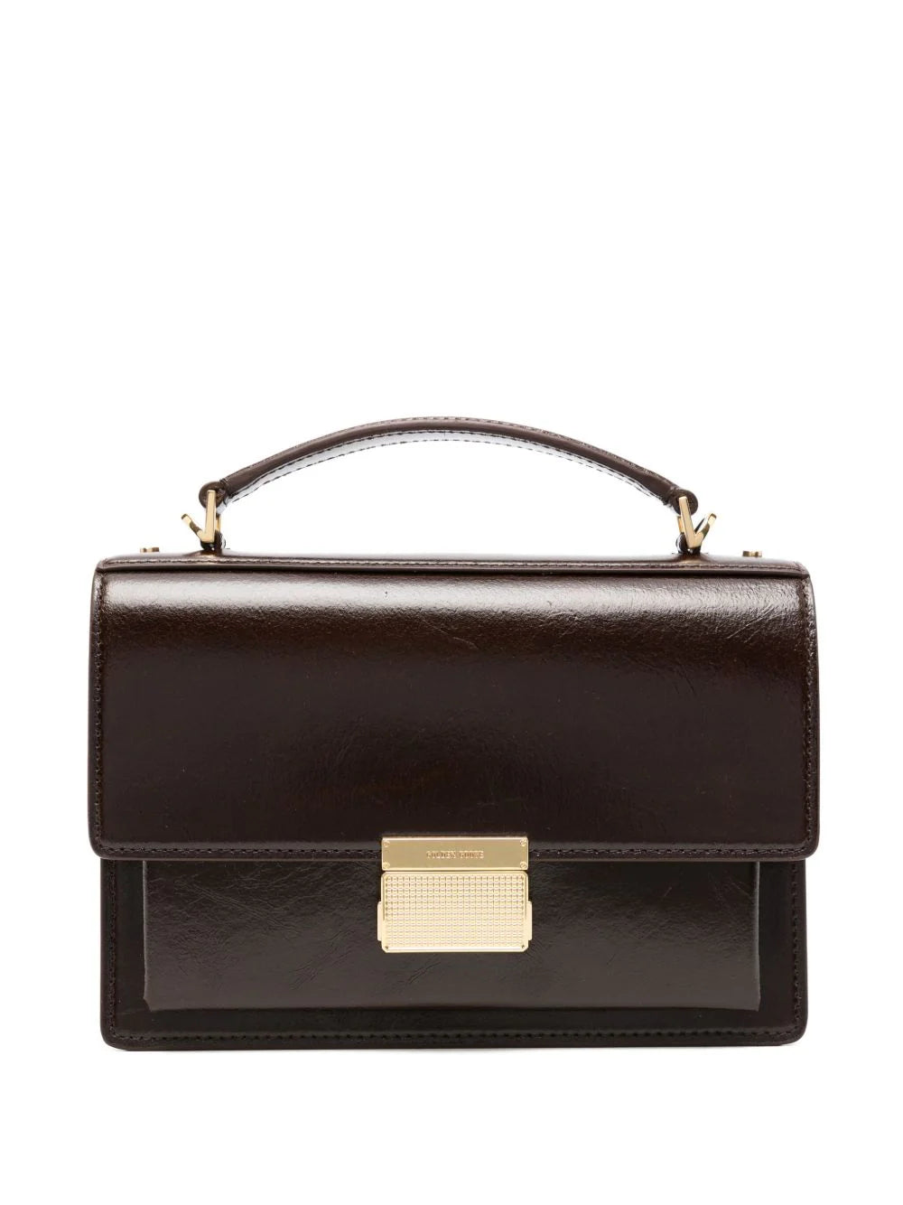 DARK BROWN LEATHER HANDBAGS