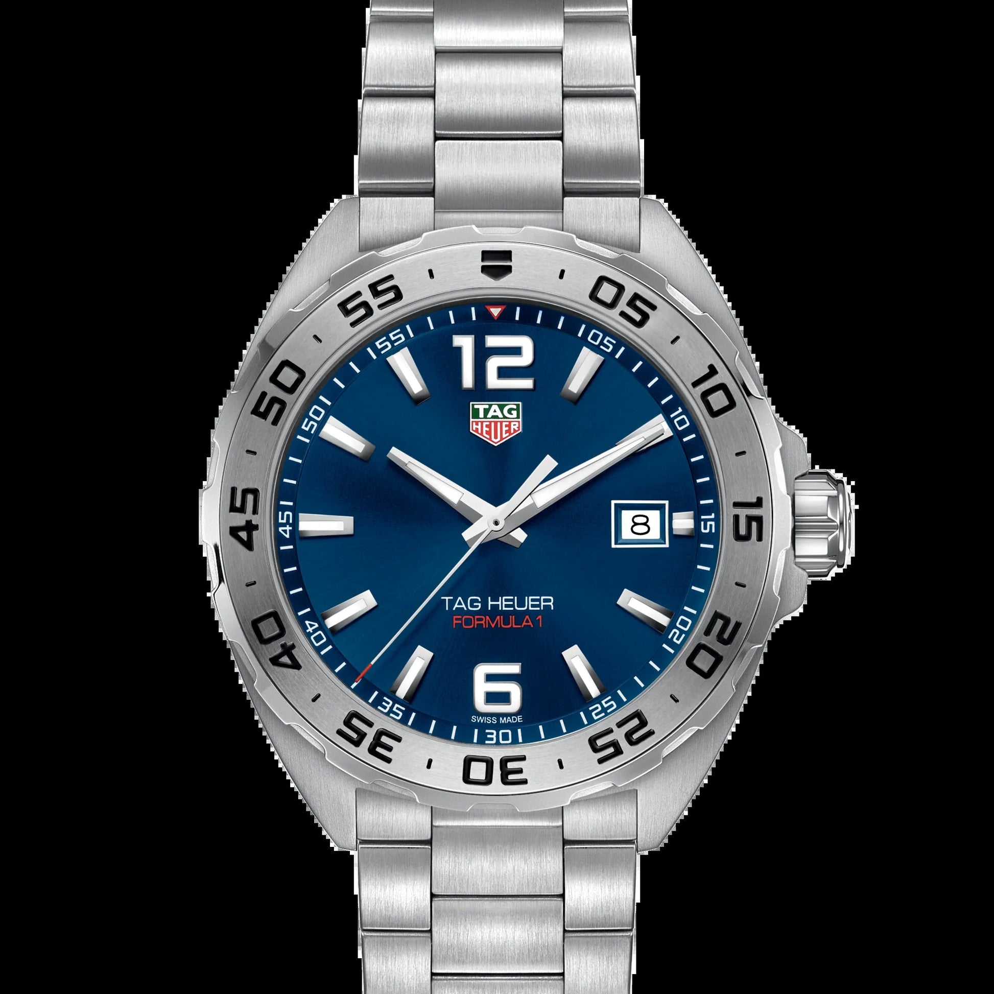 Unworn  Formula 1 Date, Stainless Steel, 41Mm, Ref# WAZ1118.BA0875, Box & Papers