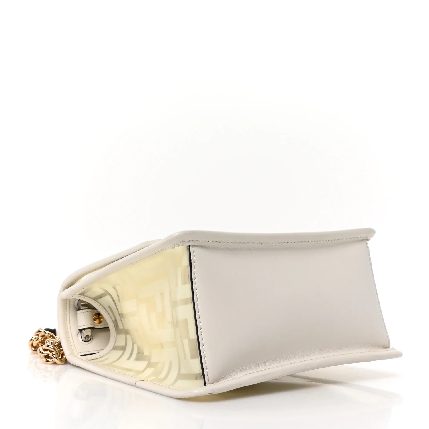 TPU FF Vitello Century F Is  Small Kan I Shoulder Bag White
