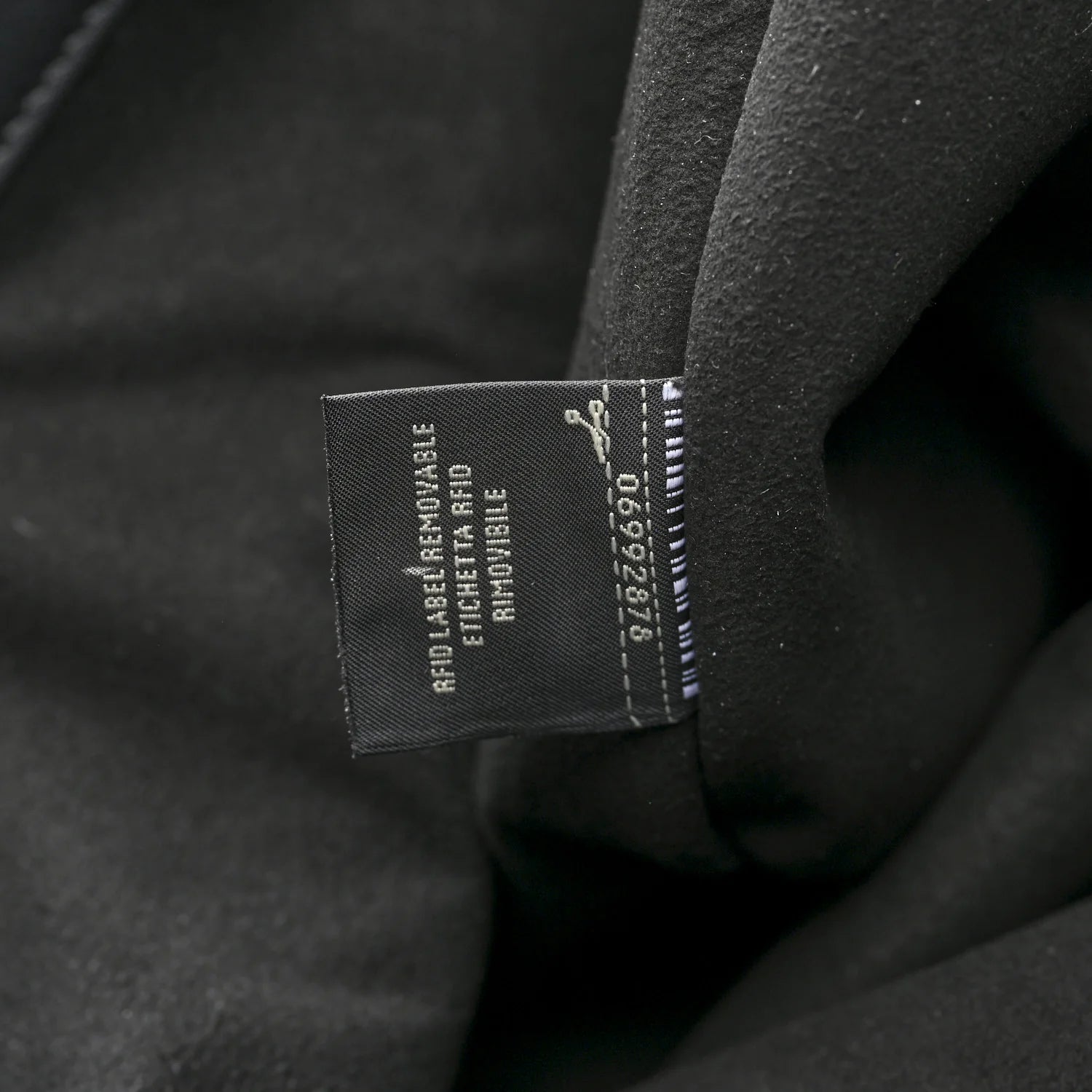 Vitello Grace Light Logo  Pack Flat Shopping Tote Black