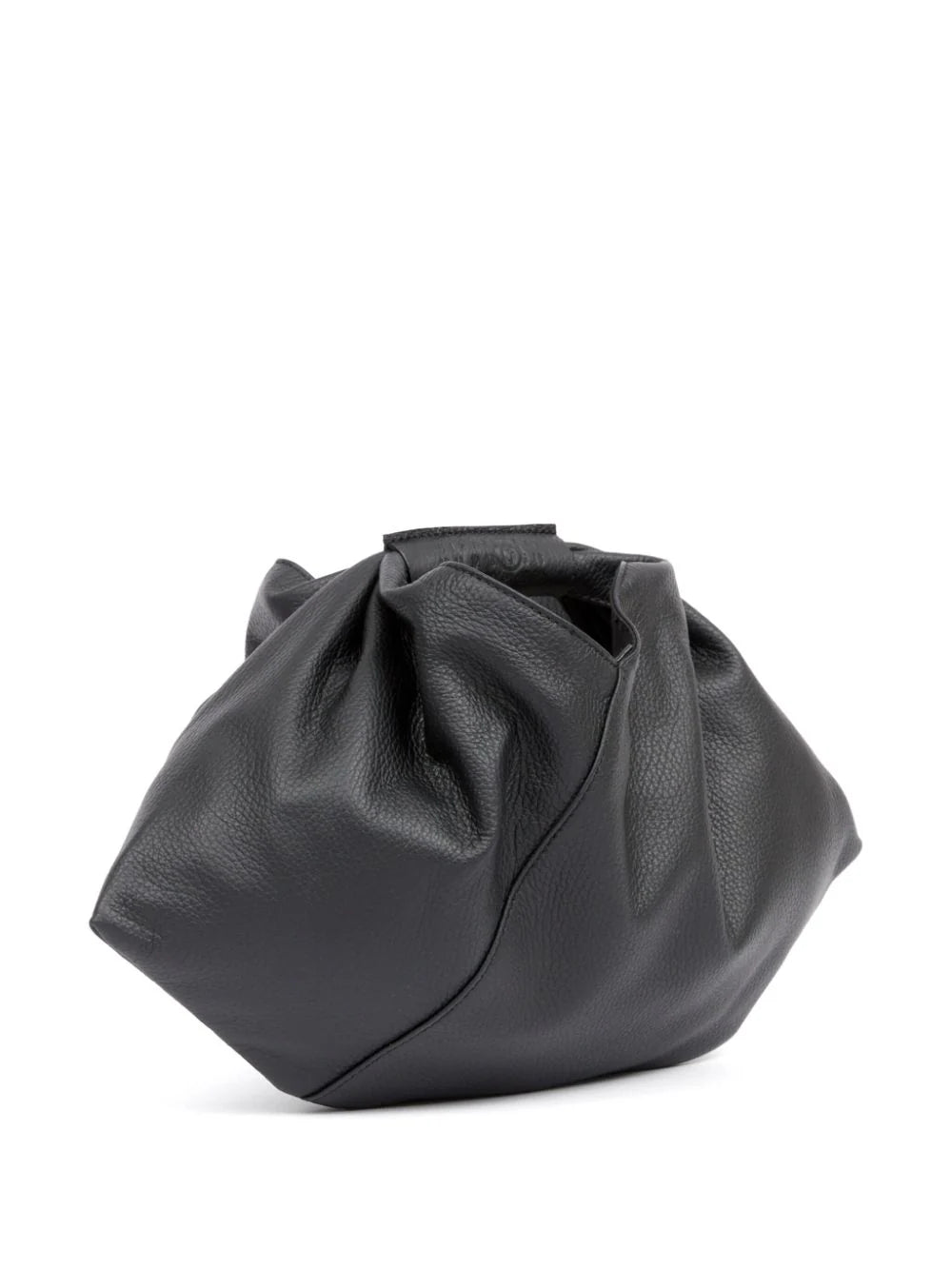 JAPANESE DRAPED MINI LEATHER HANDBAG