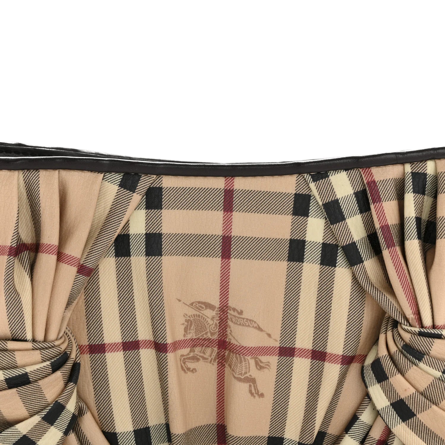 Haymarket Check Knot Shoulder Bag Chocolate