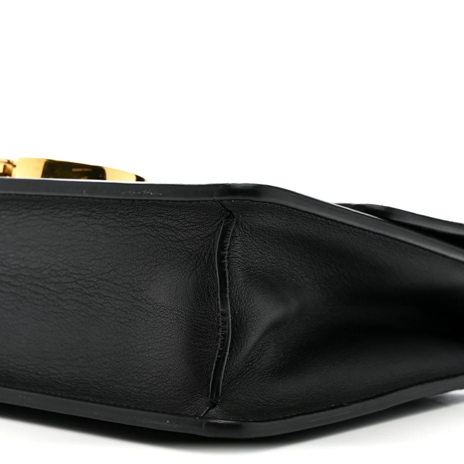 Smooth Calfskin 30 Montaigne Flap Bag Black