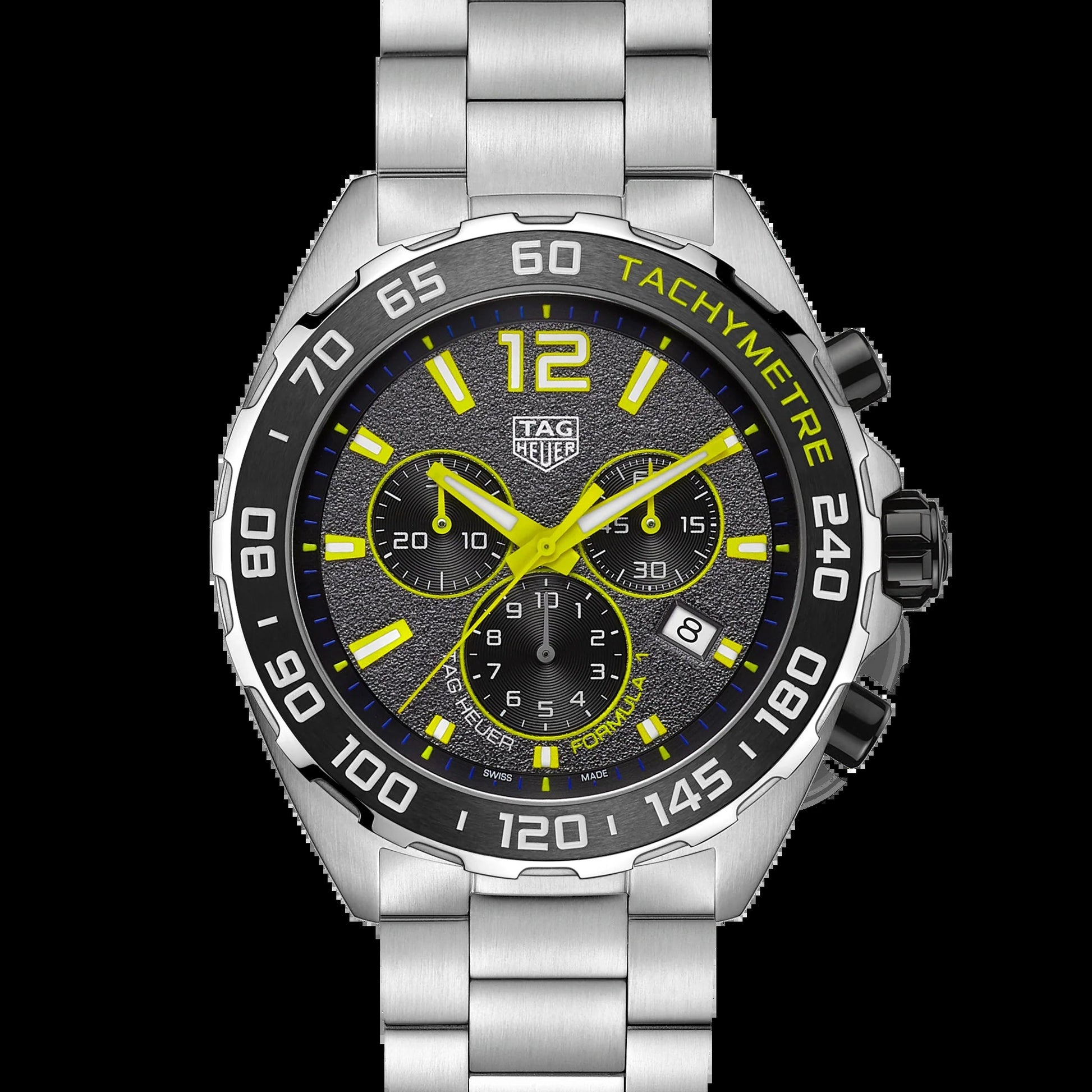 Unworn  Formula 1 Chronograph, Stainless Steel, 43Mm, Ref# CAZ101AG.BA0842, Box & Papers