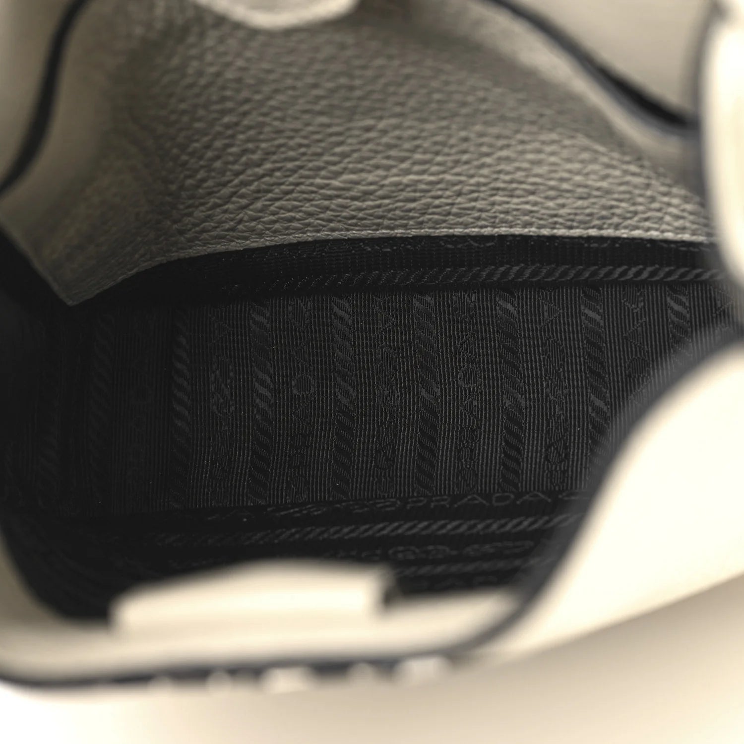 Vitello Daino Soft Mini Hobo Messenger Bag White