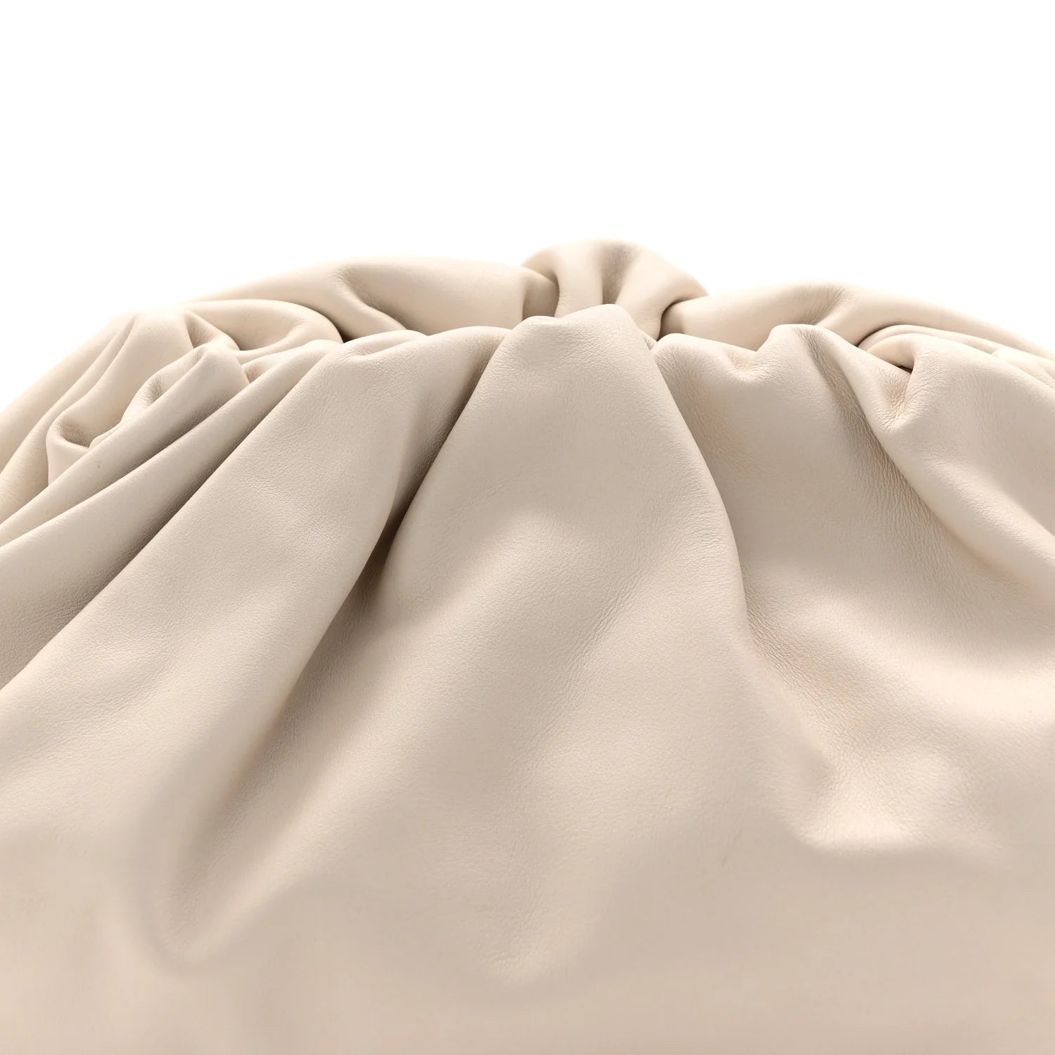 Smooth Butter Calf the Pouch Oversized Clutch Plaster