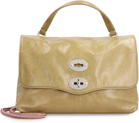 POSTINA S LEATHER HANDBAG
