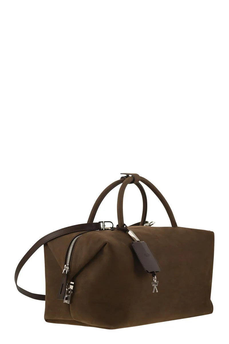 HOLDALLSUEDE LARGE SATCHEL in NUBUCK LEATHER