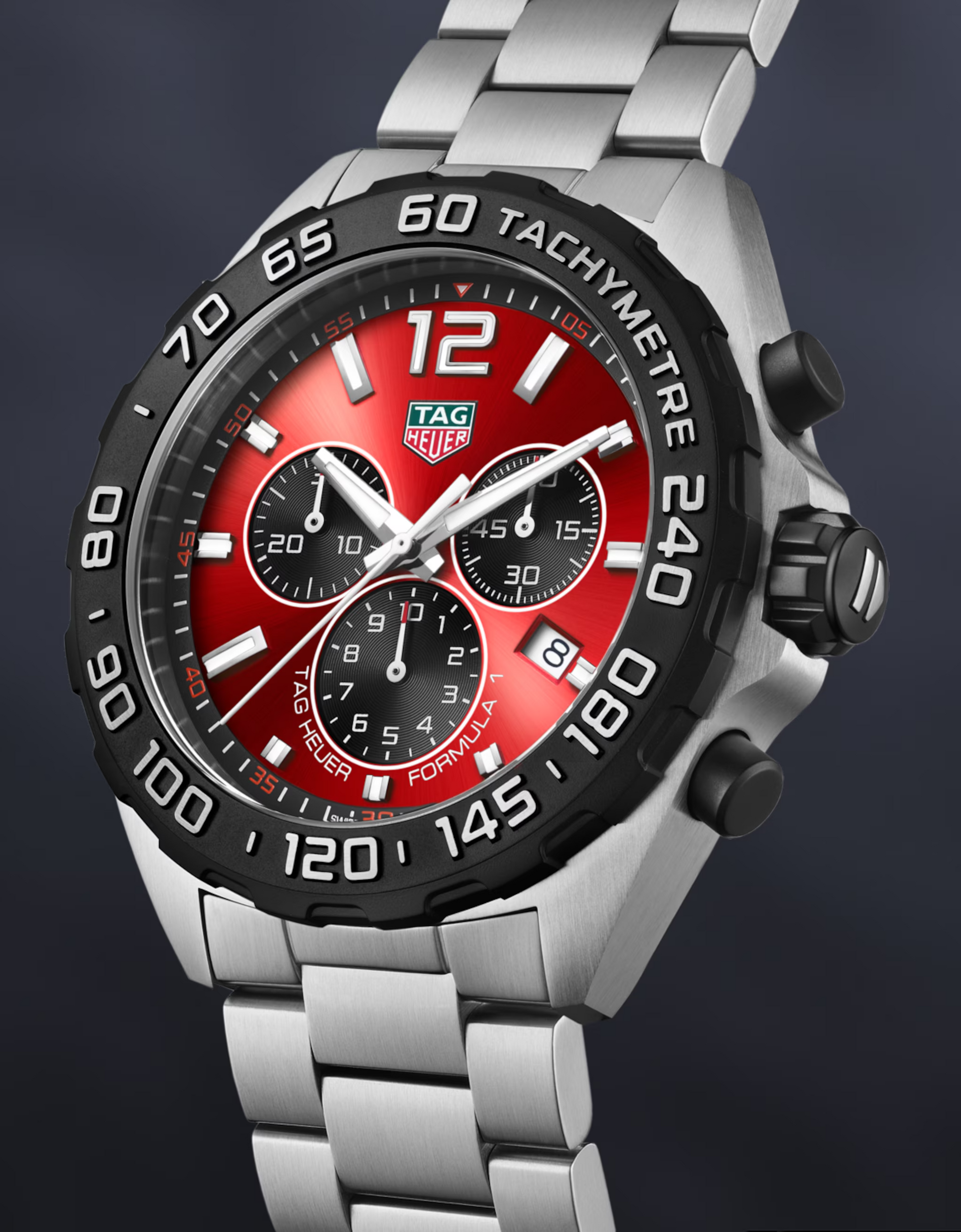 Unworn  Formula 1 Chronograph, Stainless Steel, 43Mm, Ref# CAZ101AN.BA0842, Box & Papers